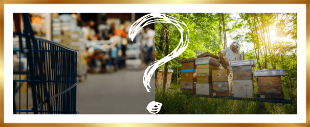 Honing uit de supermarkt of van de imker