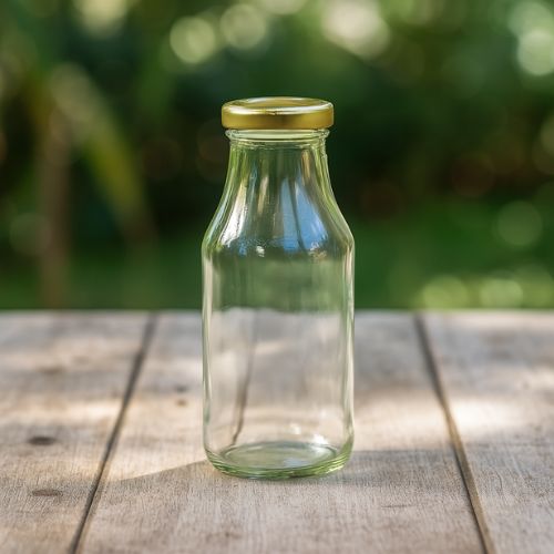KADAX glazen flessen 1L, 20 stuks, sapflessen met schroefdop fi53mm, lege flessen voor inmaken & vullen, inmaakflessen voor sap, breedhalsfles (Zwart