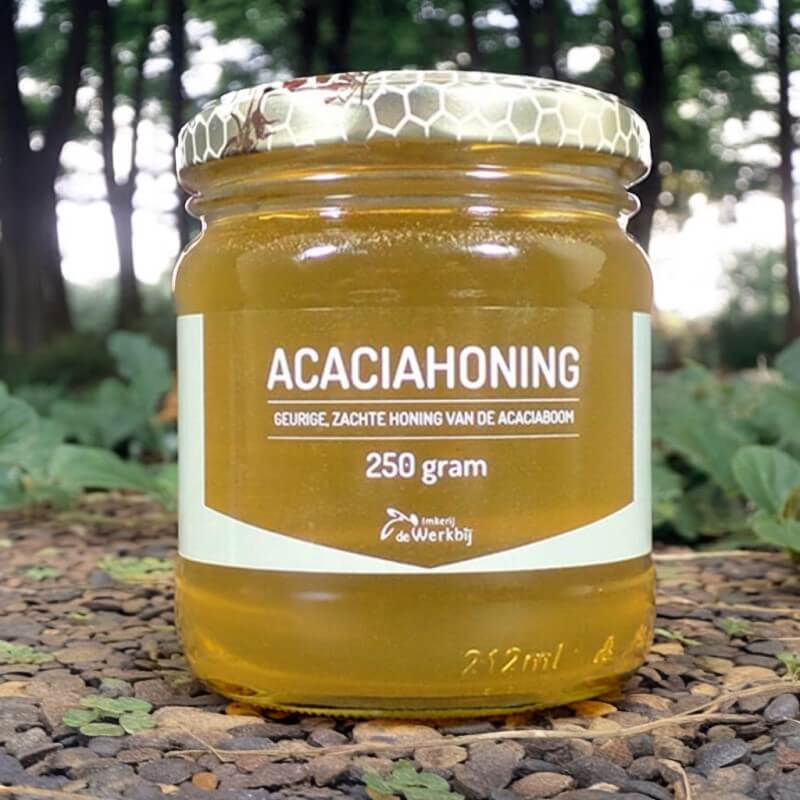Acaciahoning – Premium Vloeibare Honing (Kristalliseert Vrijwel Niet)- Lekkerhoning.nl