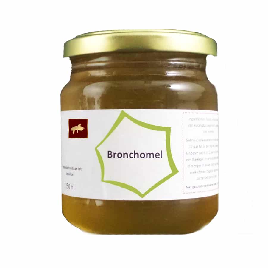 Bronchomel honing om vrijer te ademen - Met tijm, eucalyptus en pepermunt- Lekkerhoning.nl