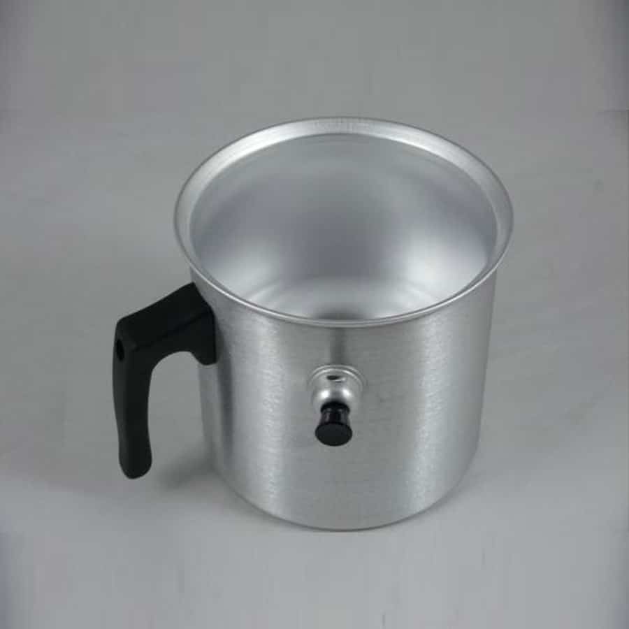 Dubbelwandige Aluminium wassmelt en gietpan 2 liter