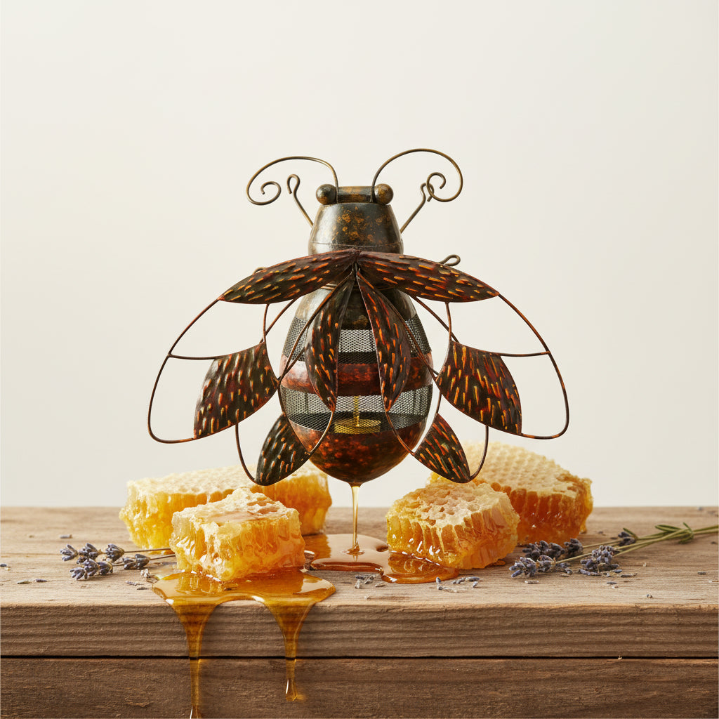 Decoratieve metalen windlicht kopen? - Lekkerhoning.nl