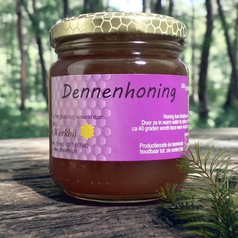 Dennenhoning uit Spanje β Donkere Woudhoning met Kruidige Smaak π²- Lekkerhoning.nl