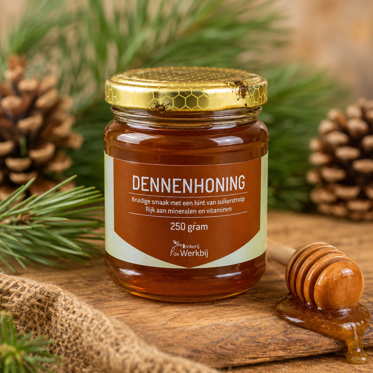 Dennenhoning uit Spanje β Donkere Woudhoning met Kruidige Smaak