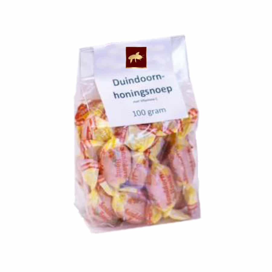 Duindoorn Honingsnoep met Vitamine C – Fruitige Honingsnoepjes met Zachte Honingkern- Lekkerhoning.nl