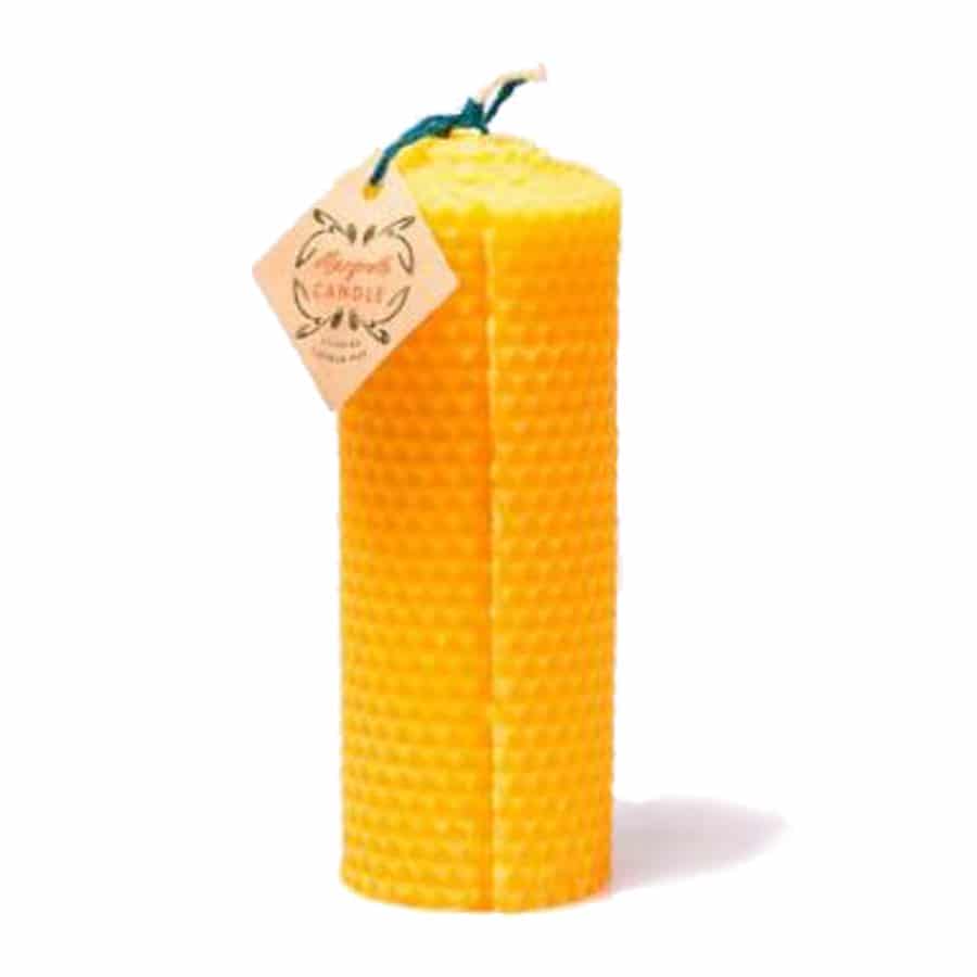 Gegoten raatkaars met zoete geur- Lekkerhoning.nl