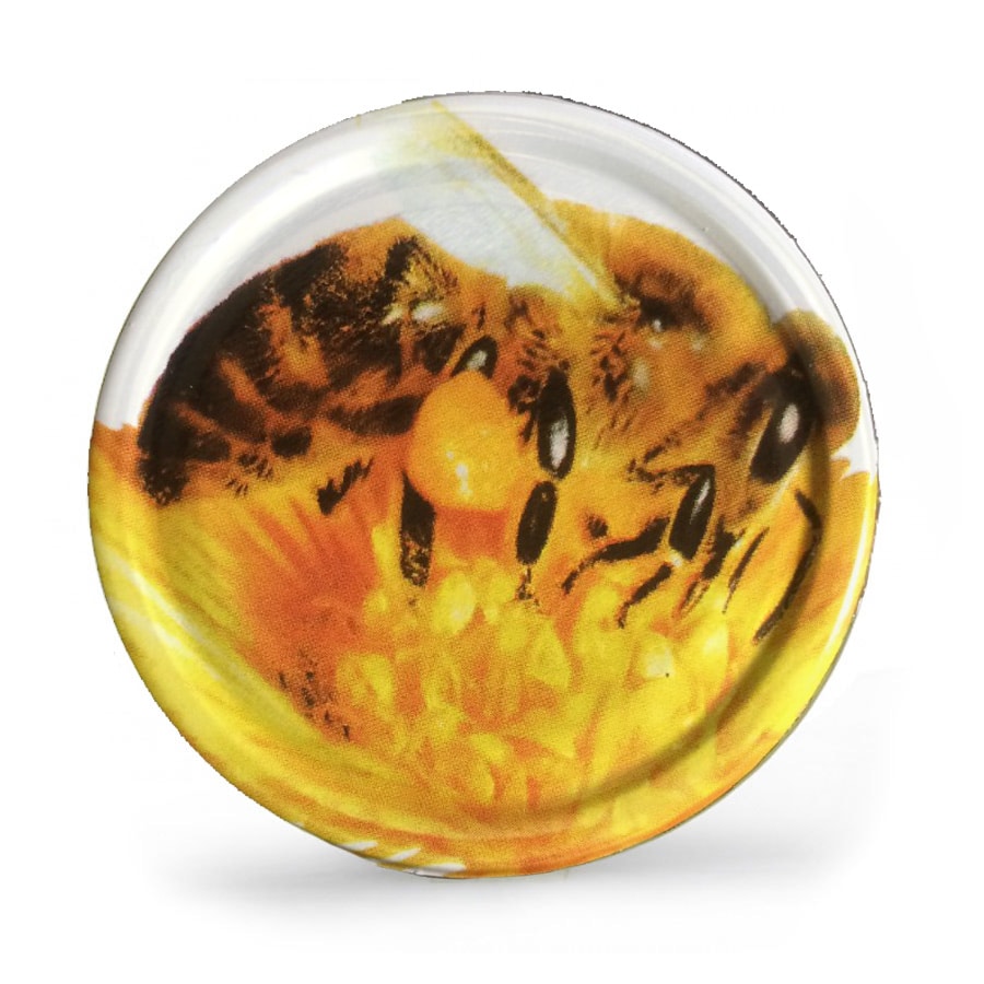 Glazen pot rond 234 ml - per tray van 16 stuks- Lekkerhoning.nl