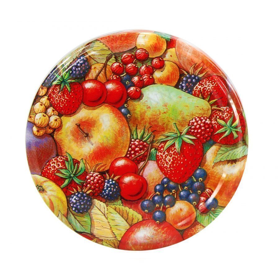 Glazen pot rond 375 ml - 6 stuks met deksel- Lekkerhoning.nl