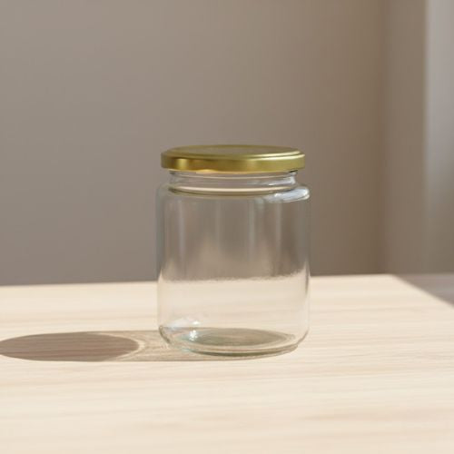 Glazen pot rond 290 ml - per tray van 20 stuks