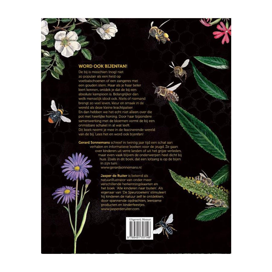 Handboek voor Bijenfans - Gerard Sonnemans | Kinderboek over Bijen- Lekkerhoning.nl