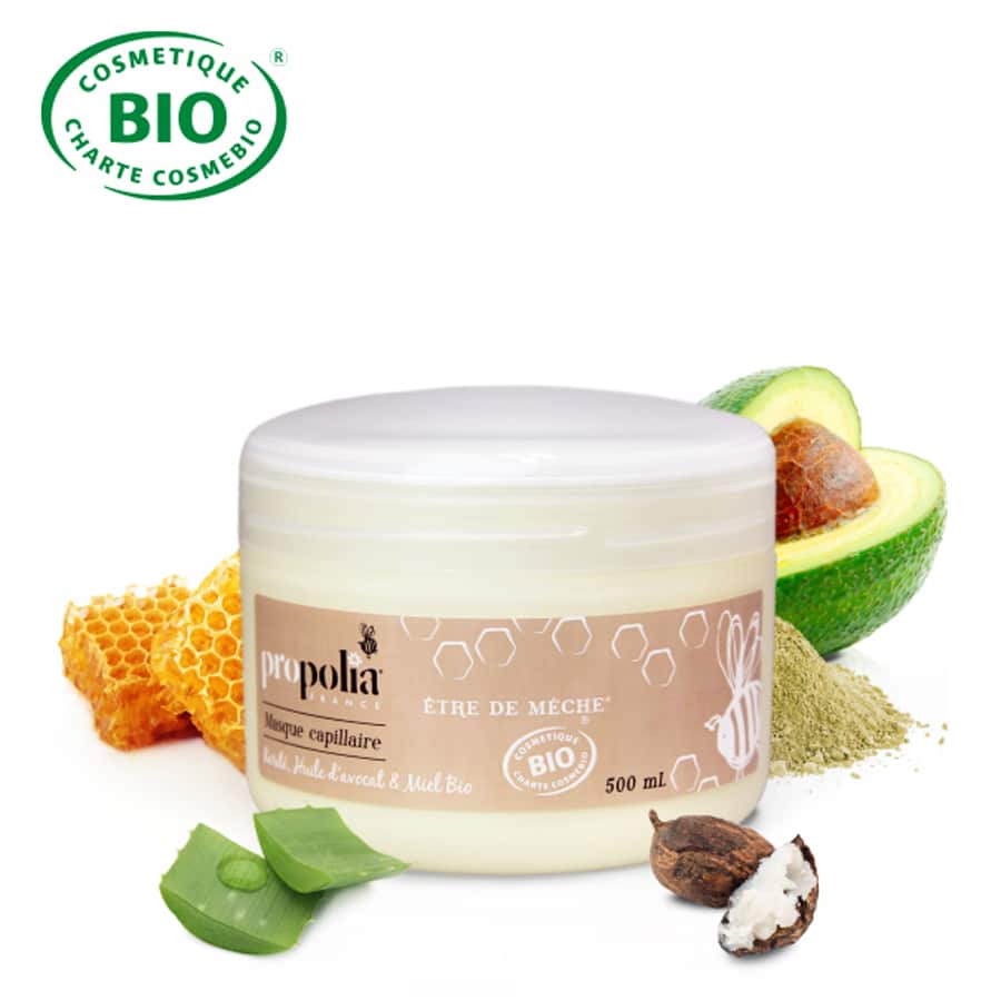 Herstellende haarmasker Bio- Lekkerhoning.nl
