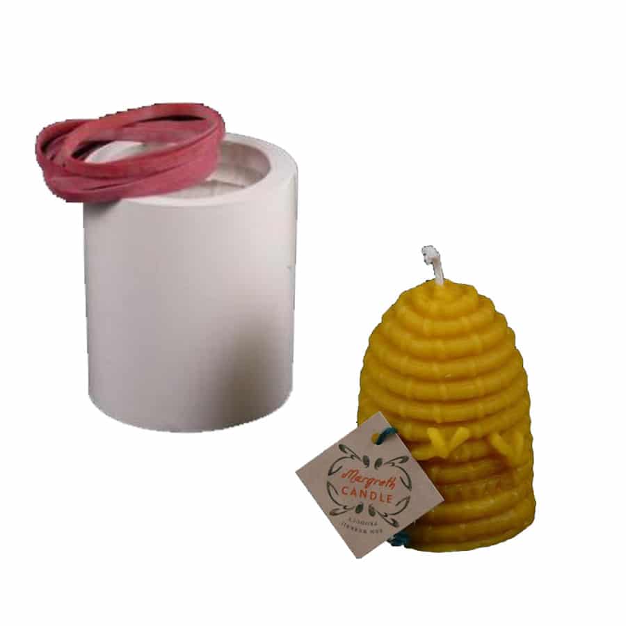 Kaarsmal grote bijenkorf- Lekkerhoning.nl