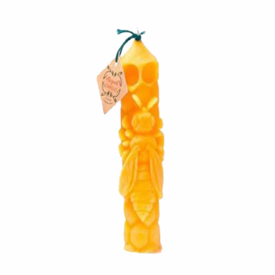 Koninginnebij kaars- Lekkerhoning.nl