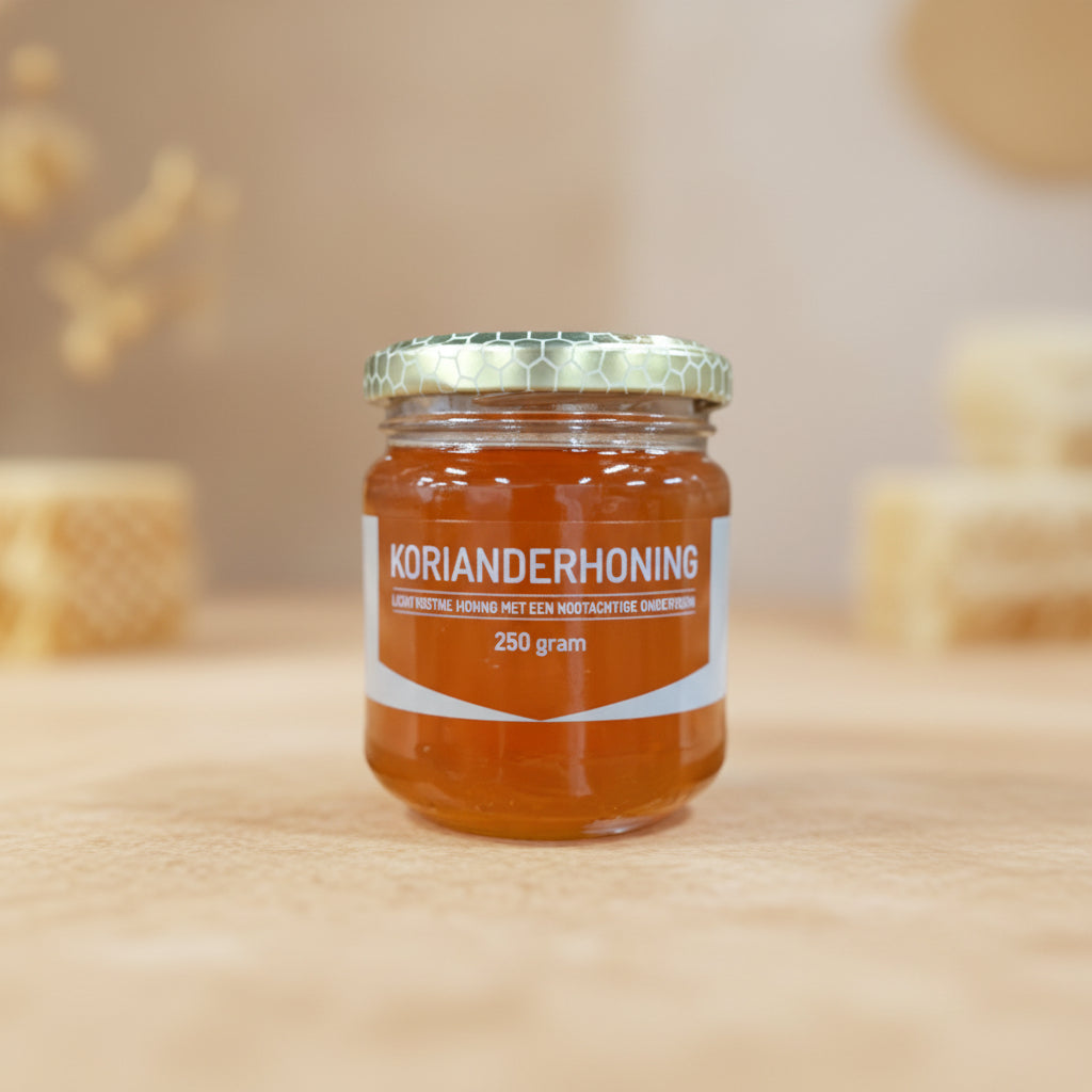 Korianderhoning uit Spanje- Lekkerhoning.nl