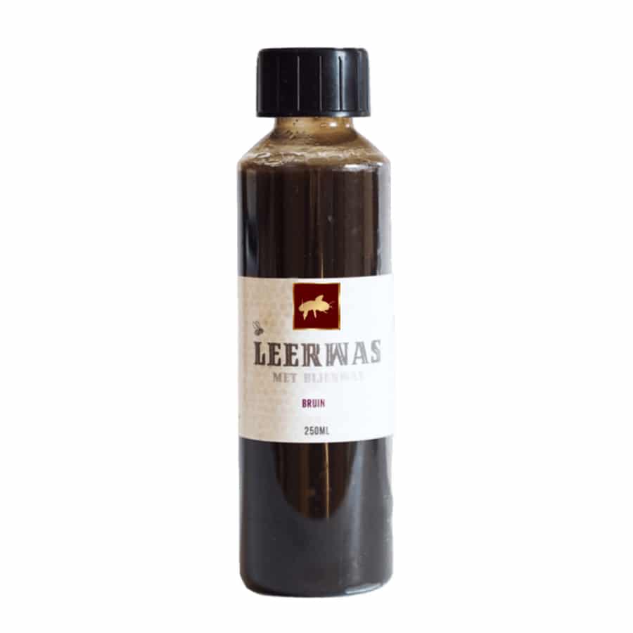 Leerwas Bruin 250 ml- Lekkerhoning.nl