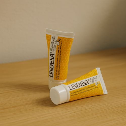 Lindesa Crème met Bijenwas – Beschermende Handcrème 30 ml- Lekkerhoning.nl