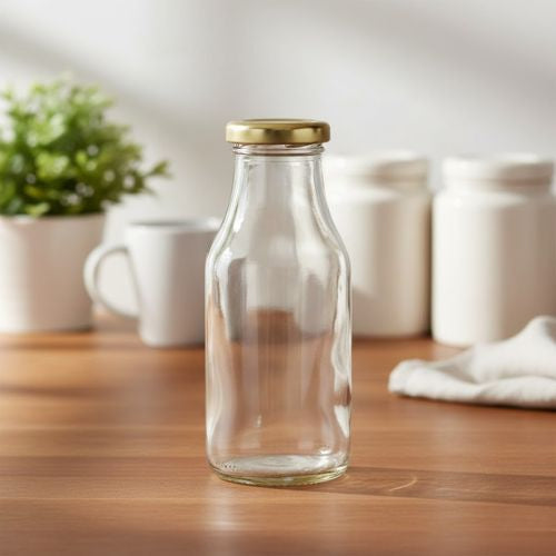 Melkfles 1 liter - per tray van 12 stuks- Lekkerhoning.nl