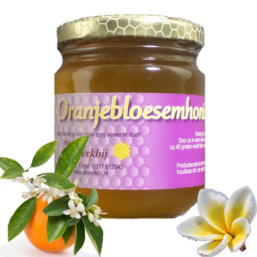 Oranjebloesemhoning- Lekkerhoning.nl