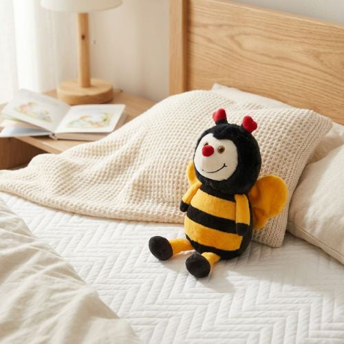 Pluche knuffel Bij 15cm- Lekkerhoning.nl