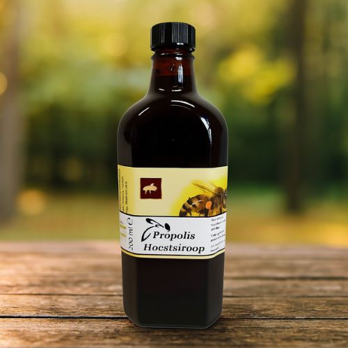 Propolis hoestsiroop met tijmhoning- Lekkerhoning.nl