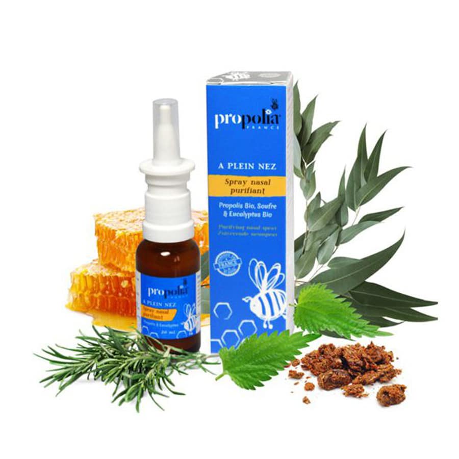 Propolis neusspray reinigend- Lekkerhoning.nl