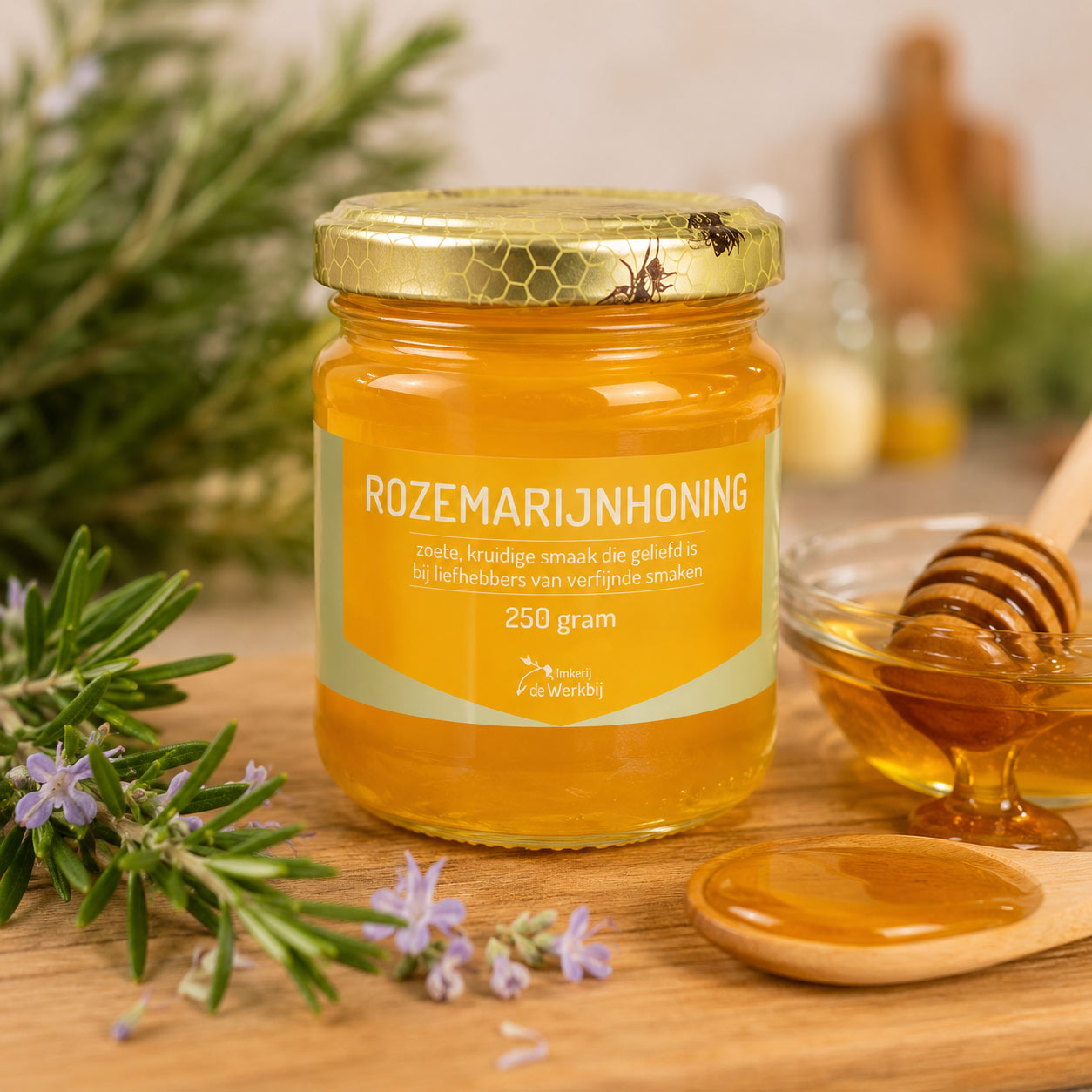 Rozemarijnhoning uit Spanje β Kruidige honing voor koken en grillen