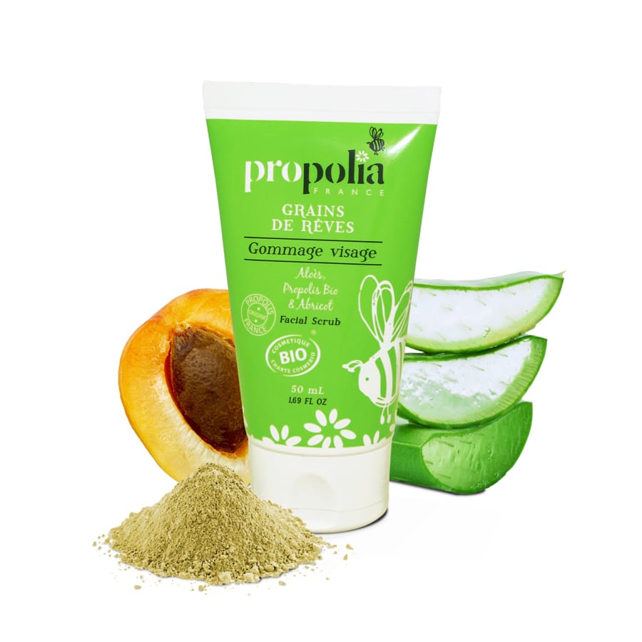 Scrub propolis en abrikoos- Lekkerhoning.nl