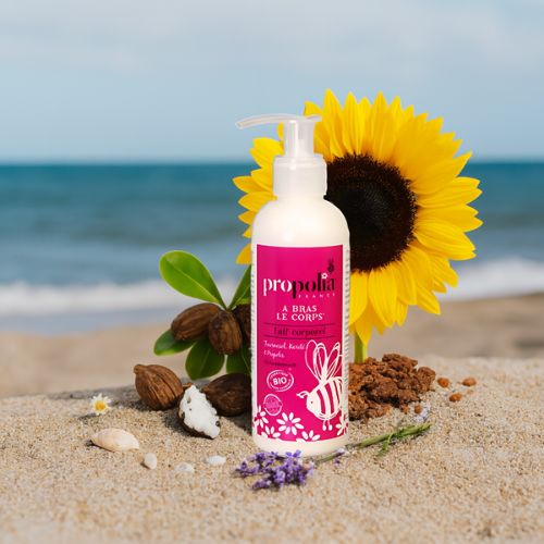 Shea Butter Bodylotion met Propolis – Verzachtende verzorging voor de droge huid- Lekkerhoning.nl