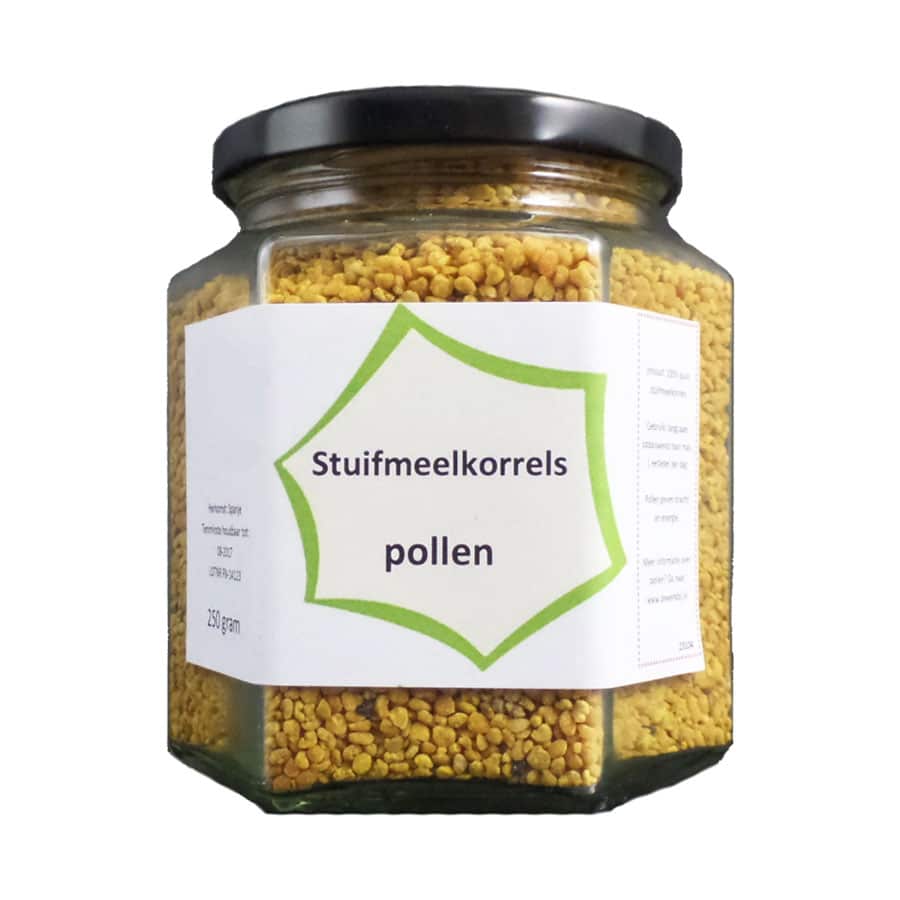 Stuifmeelkorrels (Bijenpollen) – Natuurlijk Bijenproduct- Lekkerhoning.nl