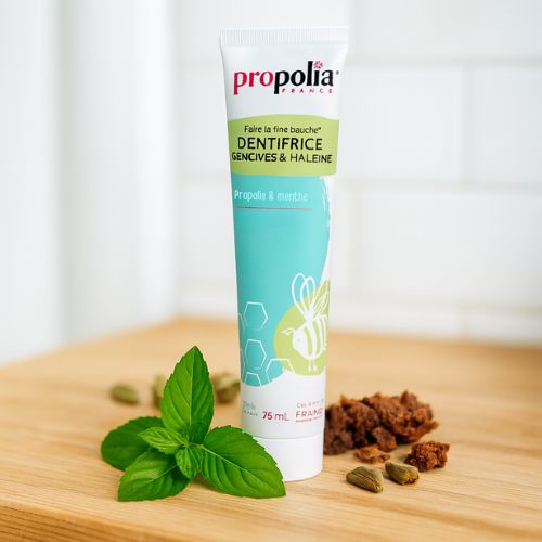 Tandpasta met Propolis – Fluoridevrije Mondverzorging 75 ml- Lekkerhoning.nl