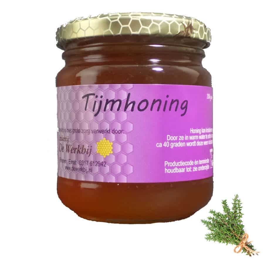 Tijmhoning - Pittige, kruidige en volle smaak- Lekkerhoning.nl