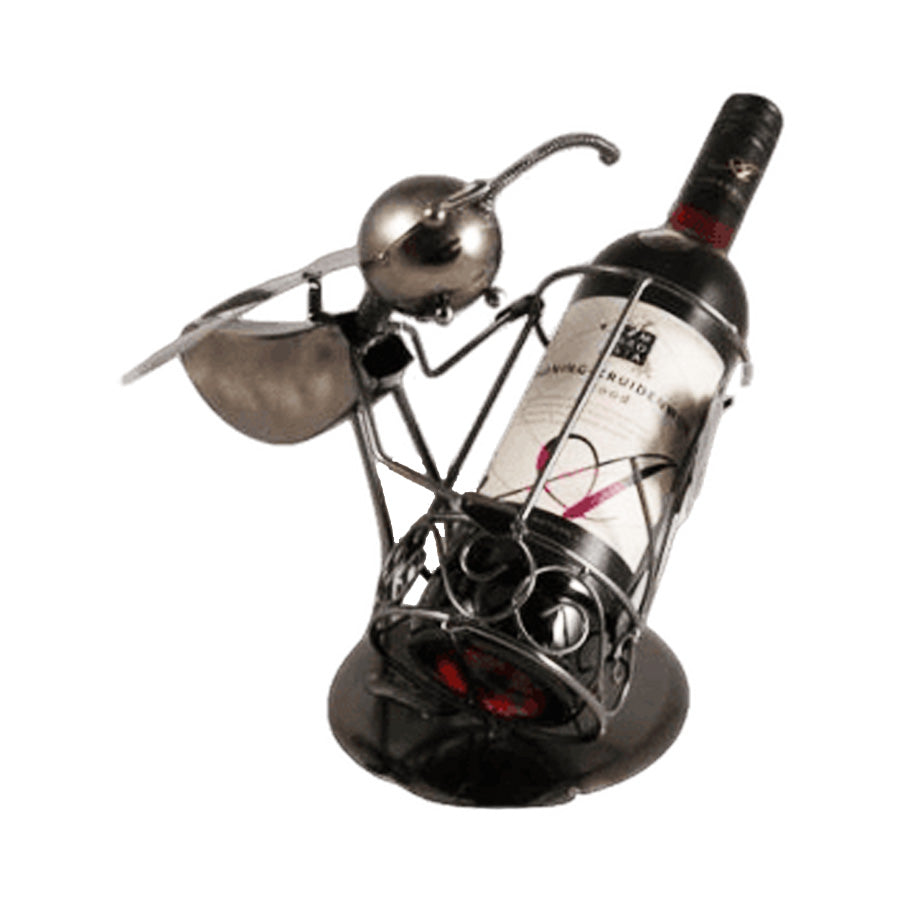 Wijnfleshouder met bij