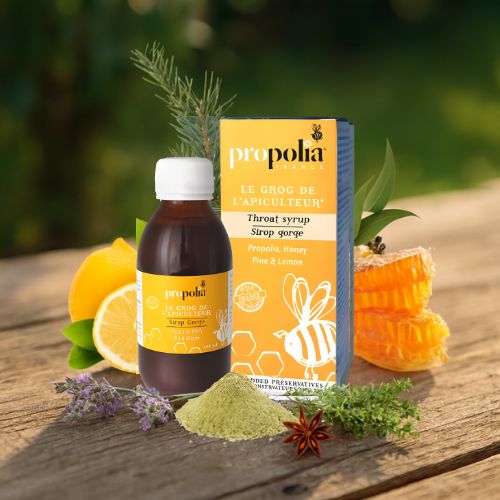 keelsiroop hoestsiroop met propolis