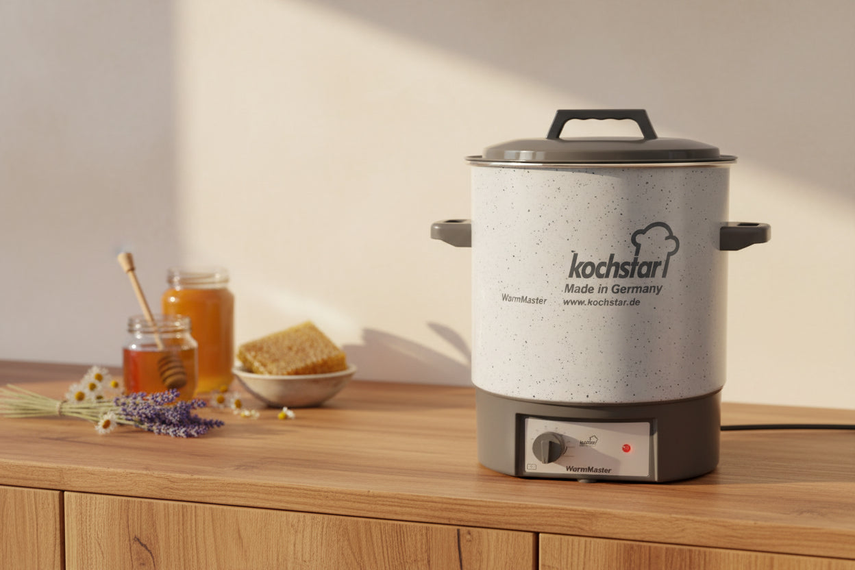 Wassmeltketel en honingverwarmer