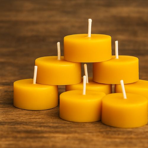 waxinelichtje van pure bijenwas