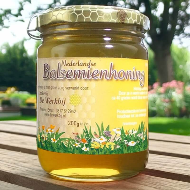 Balsemienhoning uit de Nederlandse Biesbosch- Lekkerhoning.nl