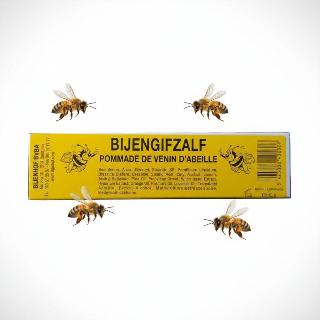 Bijengif Zalf – Traditionele Zalf met Bijenproducten voor Massage en Verzorging- Lekkerhoning.nl