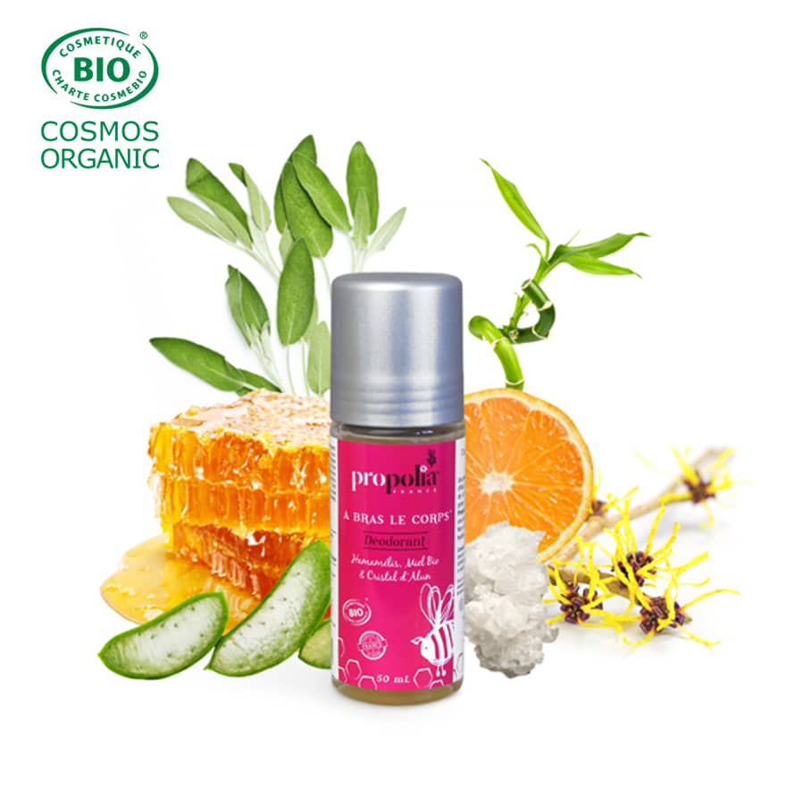 Bio Deodorant met Honing & Propolis – Roller 50 ml- Lekkerhoning.nl