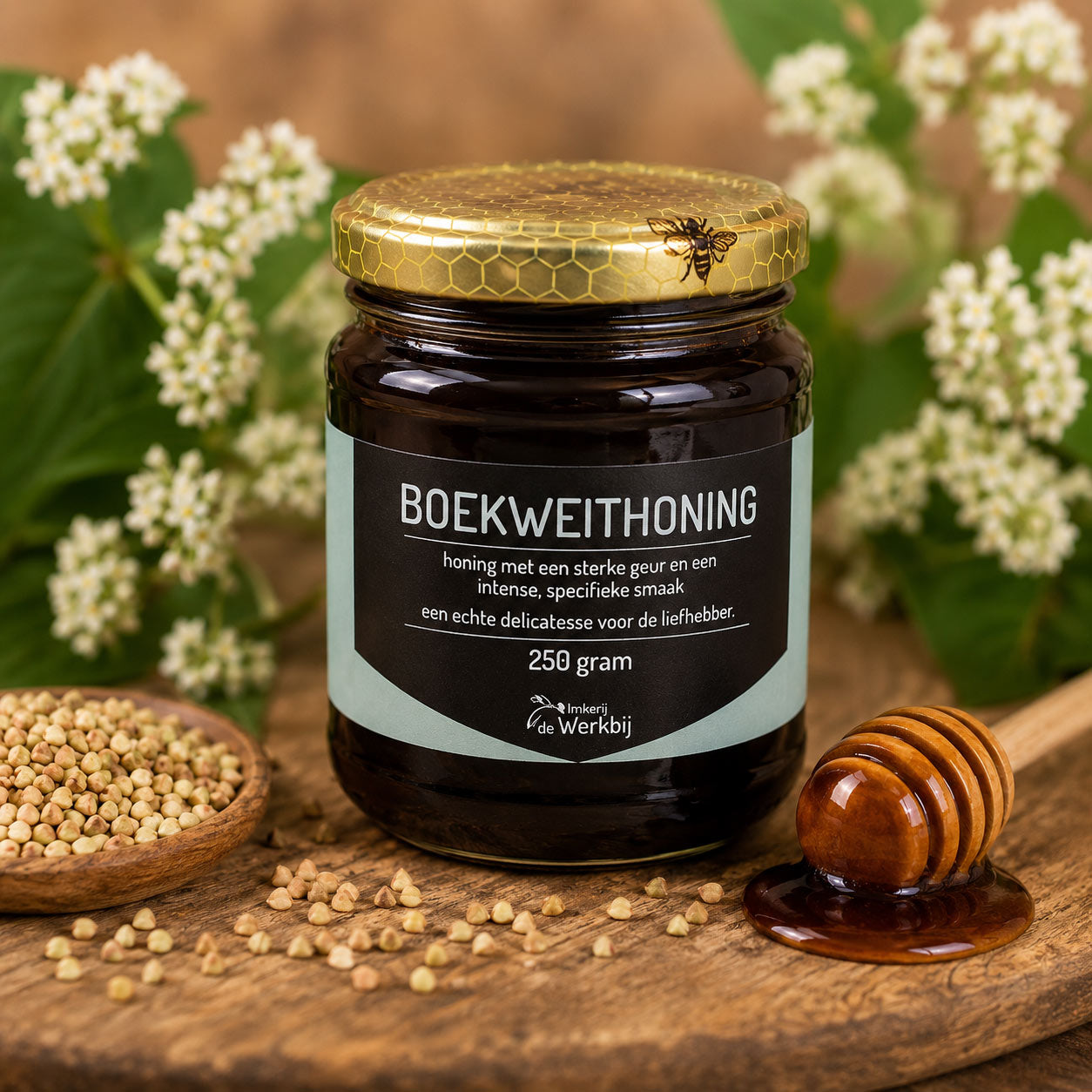 Boekweithoning – Donkere honing met krachtige smaak