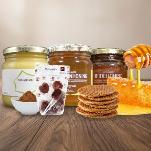 Cadeaupakket Lekker en Gezond - Natuurlijke Honing & Delicatessen van de Imker
