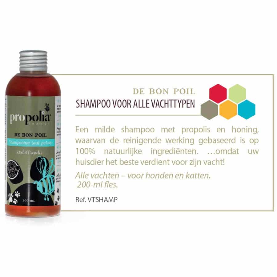 Dierenshampoo met propolis en honing