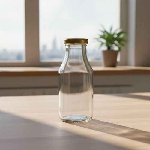 Glazen saus fles 150 ml - per tray van 40 stuks
