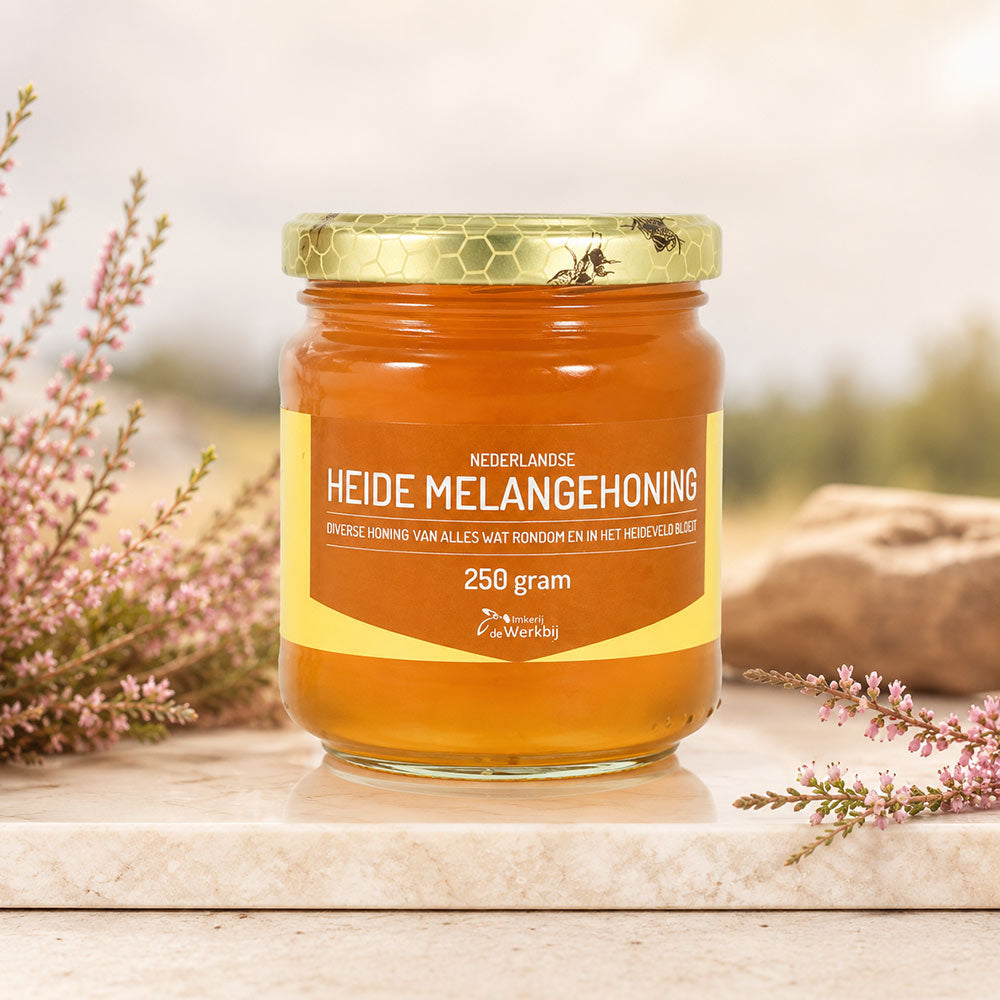 Heidemelange Honing – Nederlandse Heide Honingmelange