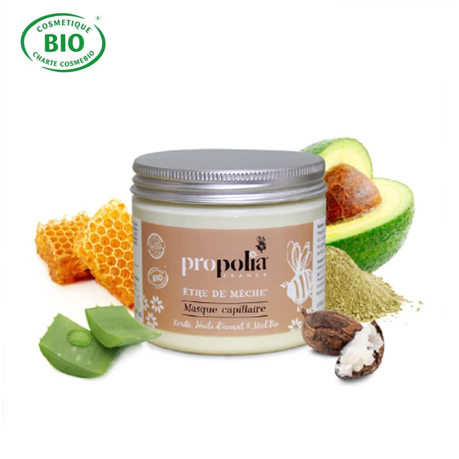 Herstellende haarmasker Bio- Lekkerhoning.nl