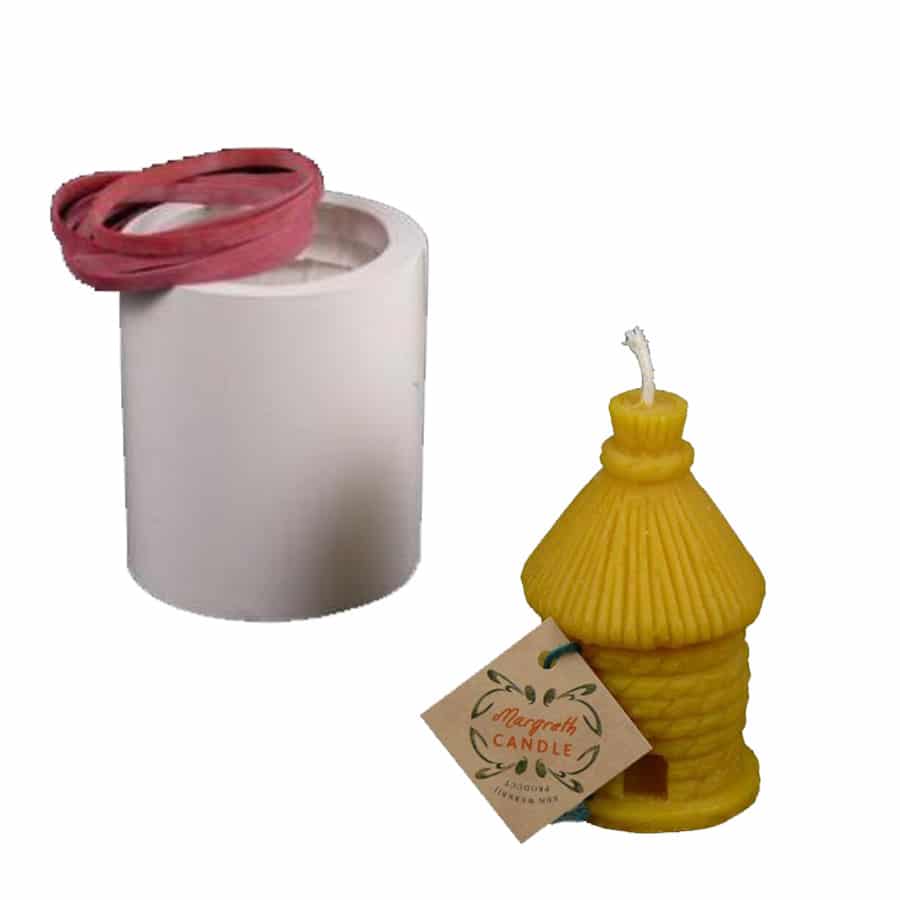 Kaarsmal afrikaanse korf- Lekkerhoning.nl