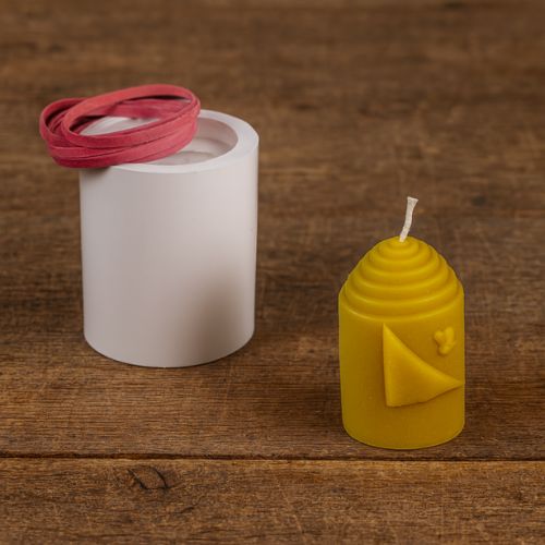 Kaarsmal omgevouwen blad laag- Lekkerhoning.nl