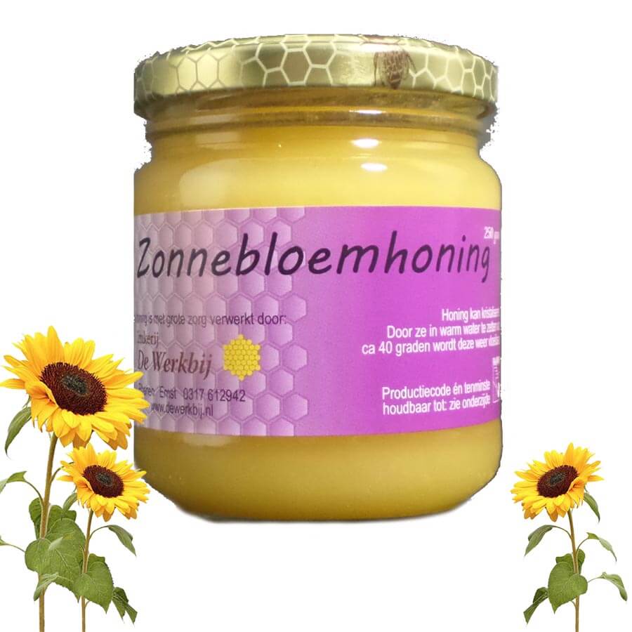 Lekkere zonnebloemhoning