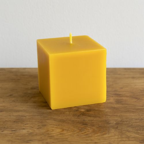 Moderne kubus kaars- Lekkerhoning.nl