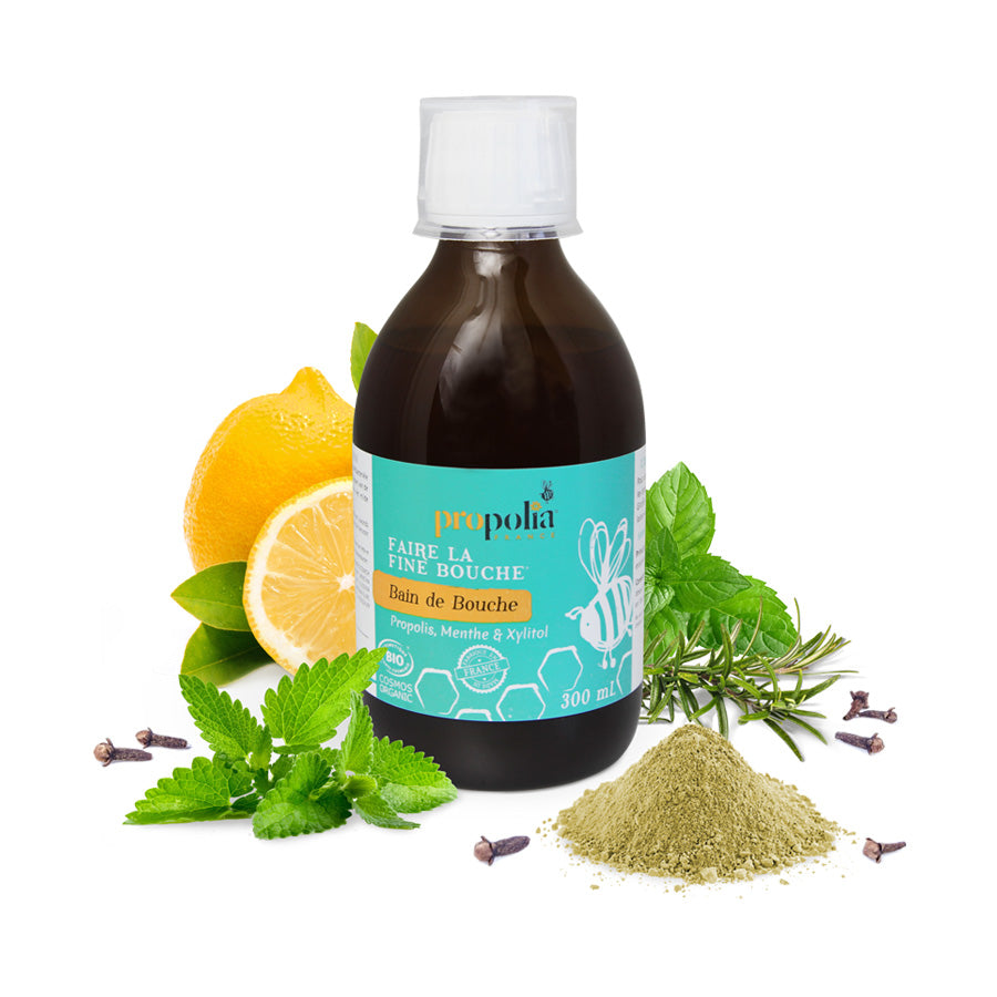 Mondspoeling propolis & munt - Voor een frisse en gezonde mond - Kwaliteit direct van de Imker - Lekkerhoning.nl