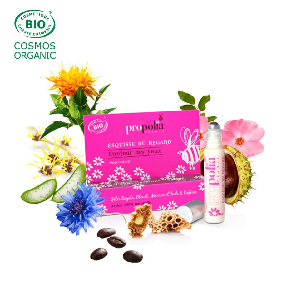 Oogcontour roller - verjongende werking- Lekkerhoning.nl